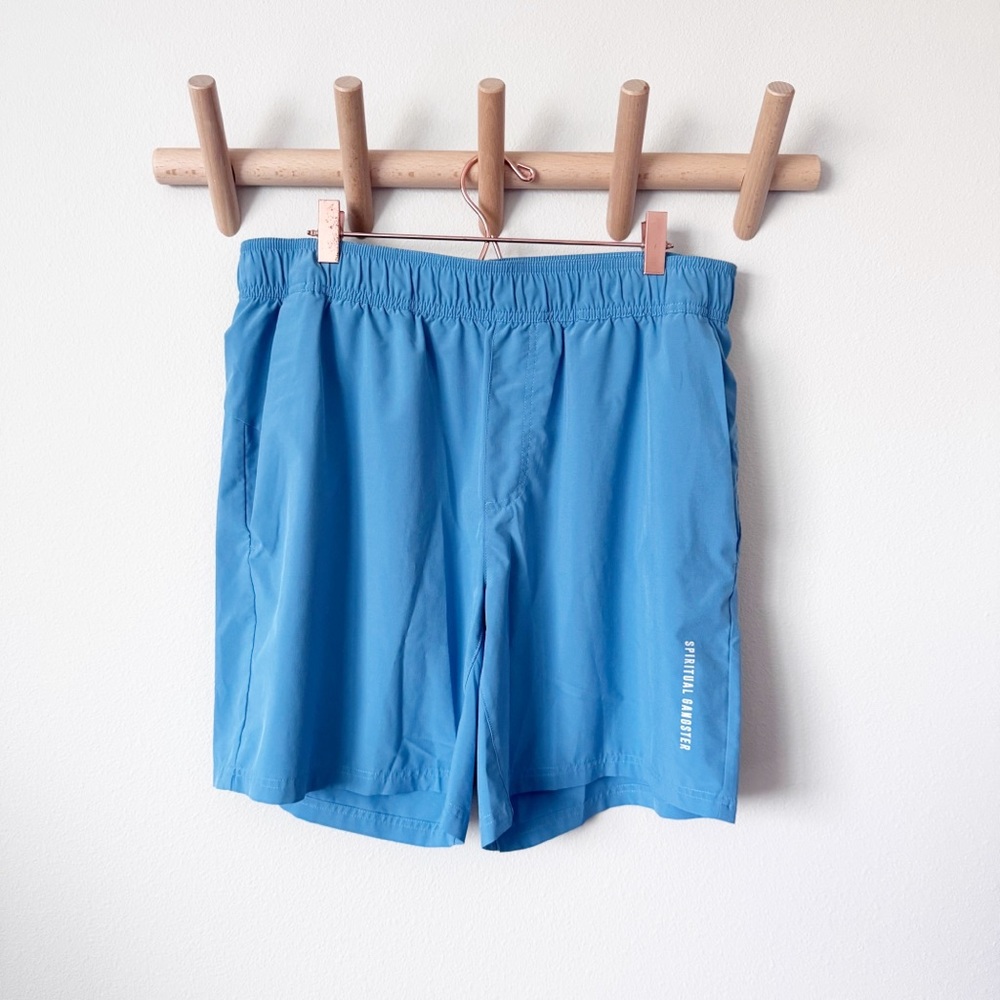 Spiritual Gangster Photon Light Blue Shorts